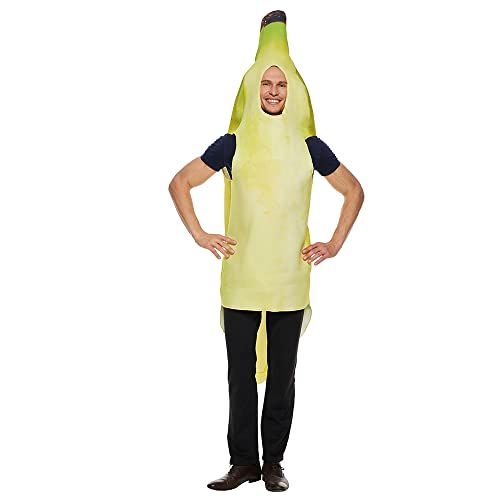 Megartico Halloween Herren Banane Obst Kostüme für Erwachsene Lustige Lebensmittel Cosplay Einteiler Anzug Party Kostüm von Megartico