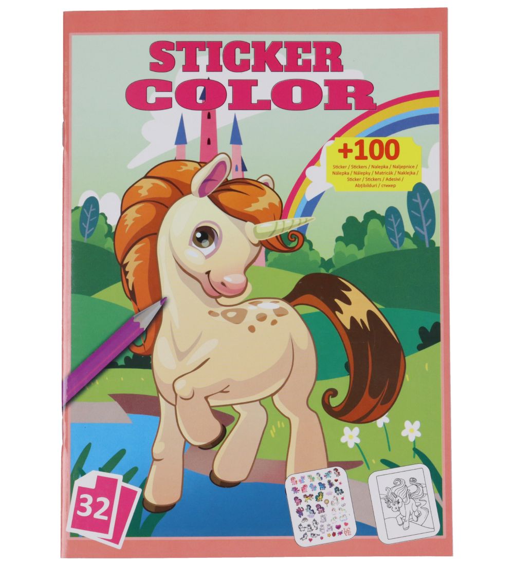 Megastar Malbuch m. Stickers - 32 Seiten - Einhorn - Megastar - One Size - Malbücher Megastar Malbuch m. Stickers - 32 Seiten - Einhorn - Megastar - One Size - Malbücher von Megastar