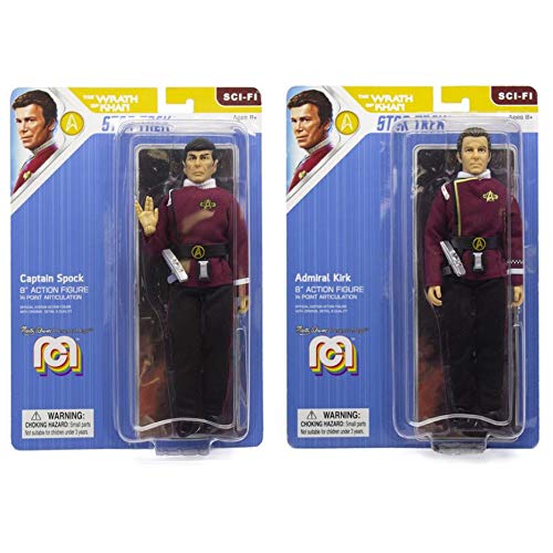 Mego Star Trek Wave 7 Wrath of Khan Set mit 2 Actionfiguren von Mego