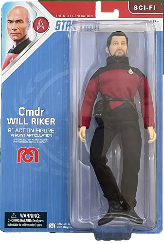 Star Trek TNG Actionfigur Cmdr Will Riker 20 cm von Mego