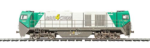 MEHANO 58910 R4C asymmetrisch - DC Vossloh G2000, Silber & Grau, H0 von Mehano