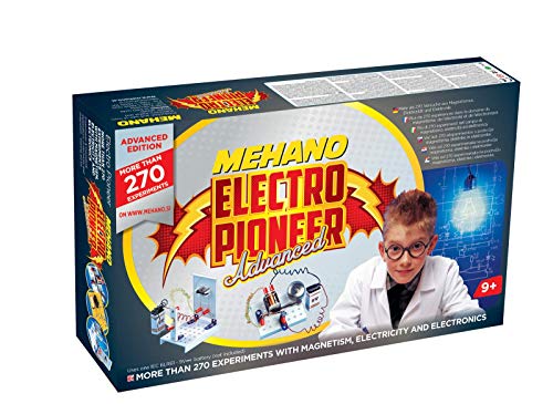 Mehano Electro Pioneer Advanced e185, Mehrfarbig, 270 Experimente für Kinder ab 9 Jahren von Mehano