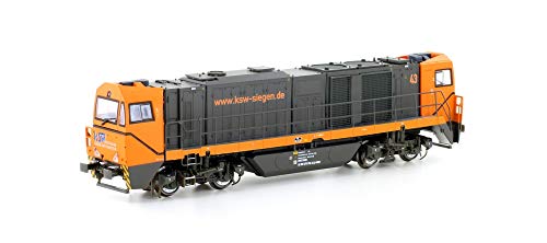 Mehano 58906 KSW asymmetrisch - DC Vossloh G2000, Schwarz & Orange, H0 von Mehano