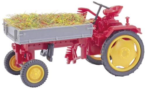 Mehlhose 210005002 H0 Landwirtschafts Modell Traktor RS 09 mit Pritsche Heuladung von Mehlhose