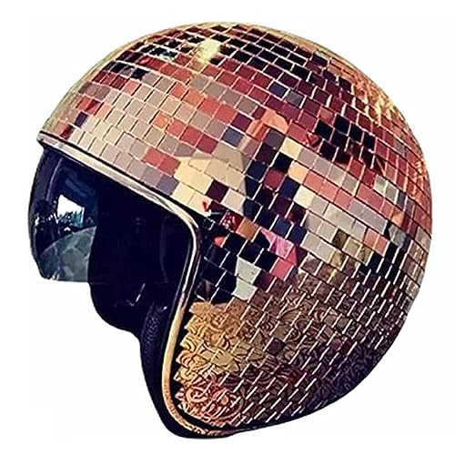 Helm, reflektierendes Glas für Junggesellinnenabschied, viktorianischer Hut, Glas für Street Dancing von Meiliyizu