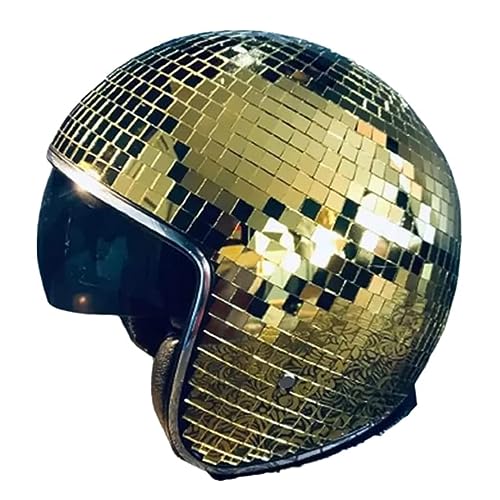 Helm, reflektierendes Glas für Junggesellinnenabschied, viktorianischer Hut, Glas für Street Dancing von Meiliyizu