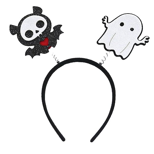 Meiliyizu Halloween Stirnband Dark Series Kürbis/Fledermaus Haarband Kinder Headhoop RaveParty Requisiten Haarschmuck Unisex Kopfbedeckung von Meiliyizu