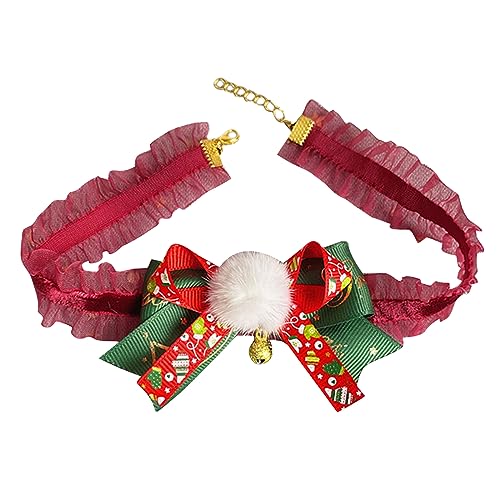 Meiliyizu Weihnachtliche Haarspange, Hut, hübsch, handgefertigt, Lolitas, Haarschmuck mit festlichem Muti-Stirnband, Haarschmuck von Meiliyizu