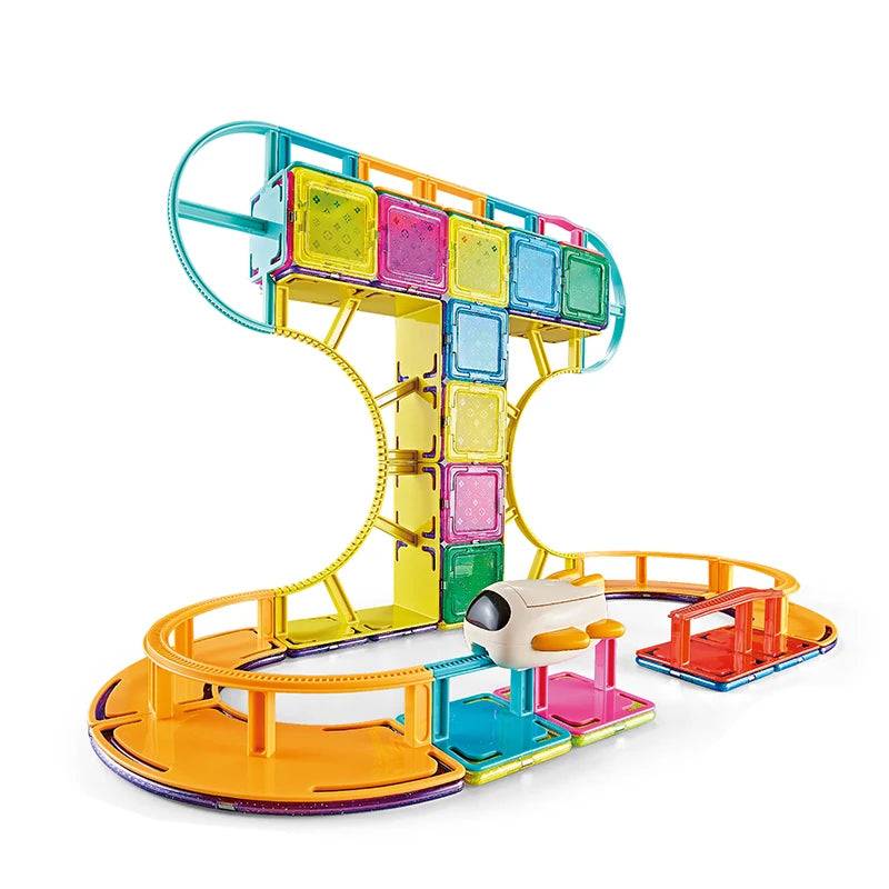 Airplane Coaster™ - Fliegender Spaß - MINT Airplane Coaster | Pädagogisches Holzspielzeug von Mein Kleines Baby