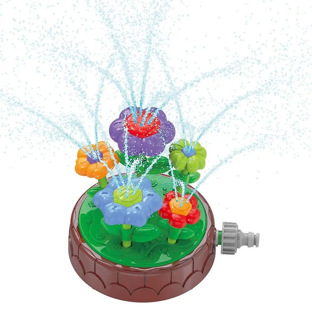 Aqua Bloom - Drehen & Spritzen – Wasserspielzeug Blumensprinkler Grün | Pädagogisches Holzspielzeug Aqua Bloom - Drehen & Spritzen – Wasserspielzeug Blumensprinkler Grün | Pädagogisches Holzspielzeug von Mein Kleines Baby