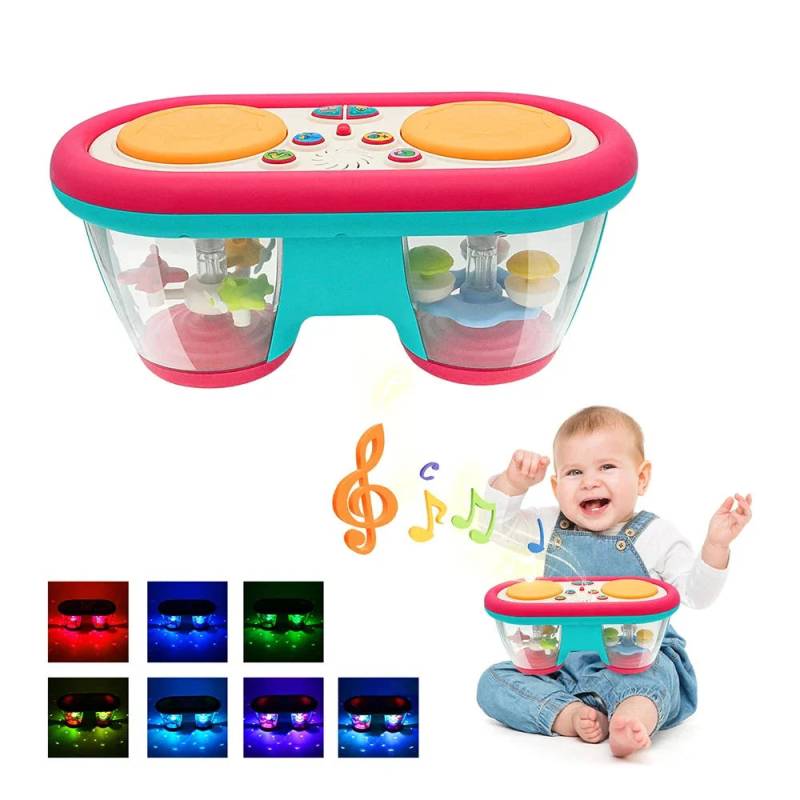 Baby Drum™ - Musikalischer Start - Baby-Trommel-Set | Pädagogisches Holzspielzeug von Mein Kleines Baby