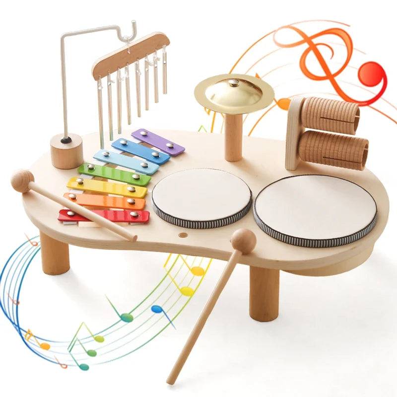 Baby Music Set™ - Musikalische Magie - Musikset | Pädagogisches Holzspielzeug von Mein Kleines Baby