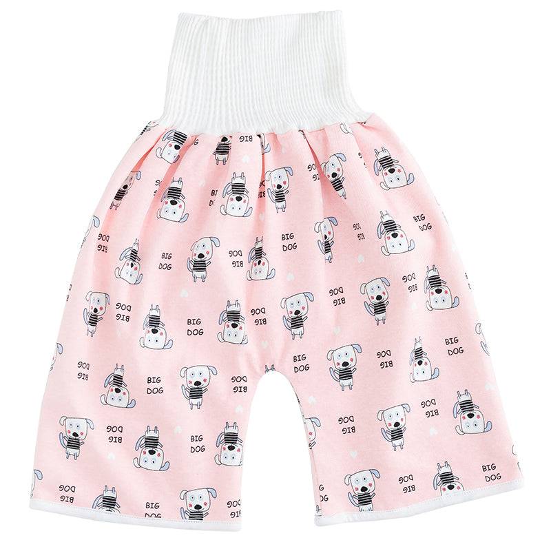 Baby Training Pants™ - Töpfchentraining mit Pfiff - Übungshosen Hose / Rosa Hunde / L (3-6 Jahre) | Pädagogisches Holzspielzeug von Mein Kleines Baby