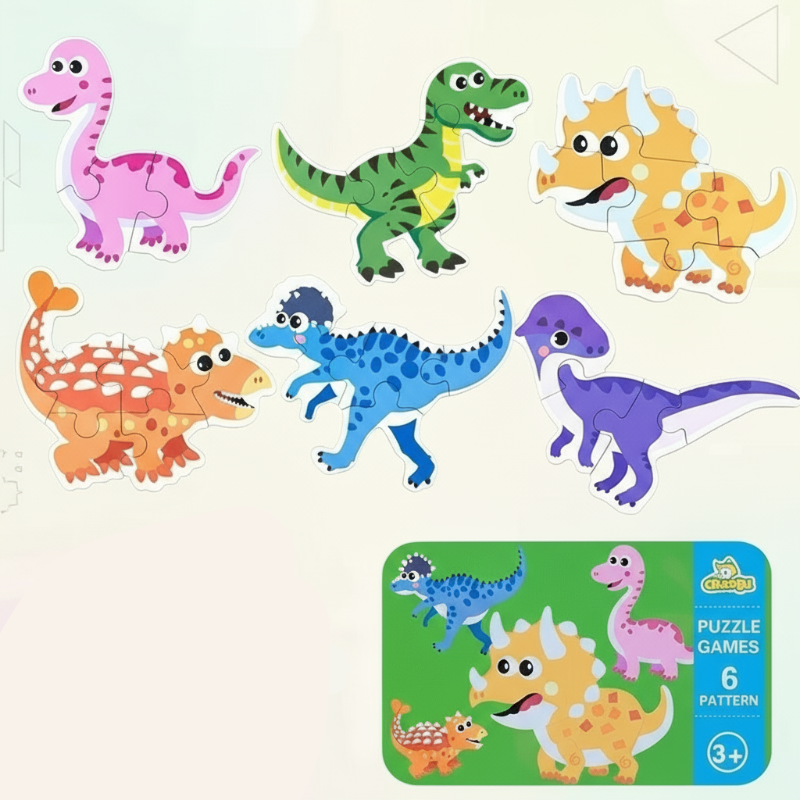 BrainBox– Lernen&Spielen– 3D-Holzpuzzle Dinosaurier | Pädagogisches Holzspielzeug BrainBox– Lernen&Spielen– 3D-Holzpuzzle Dinosaurier | Pädagogisches Holzspielzeug von Mein Kleines Baby