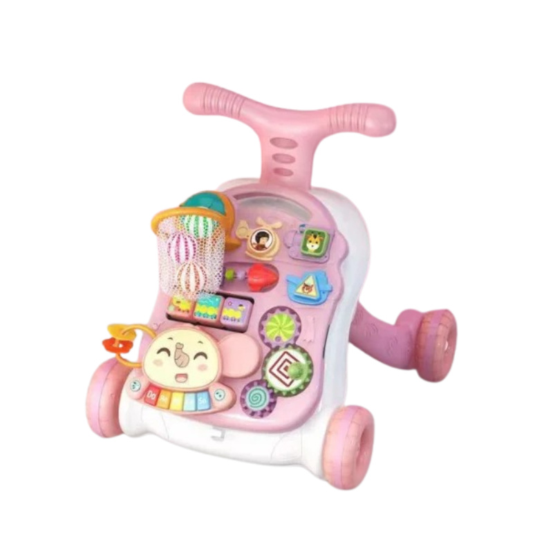 BrightNest– Sicher&interaktiv– 3-in-1-Lauflernhilfe und Spielcenter Rosa | Pädagogisches Holzspielzeug BrightNest– Sicher&interaktiv– 3-in-1-Lauflernhilfe und Spielcenter Rosa | Pädagogisches Holzspielzeug von Mein Kleines Baby