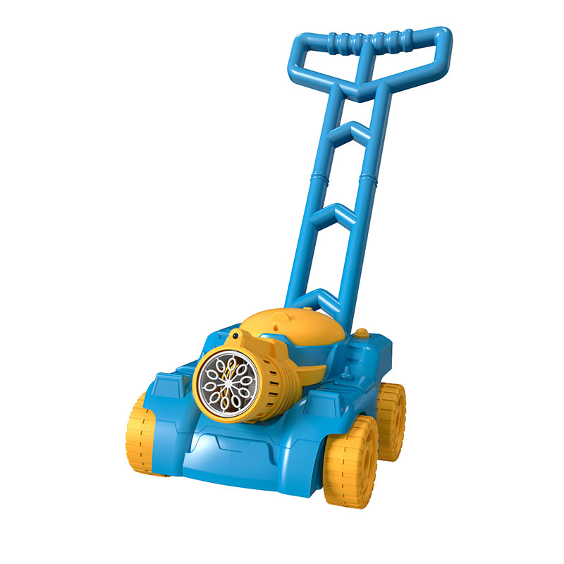 Bubble Mower™ - Zauberhafter Seifenblasenspaß - Spielzeug-Rasenmäher Blau | Pädagogisches Holzspielzeug von Mein Kleines Baby