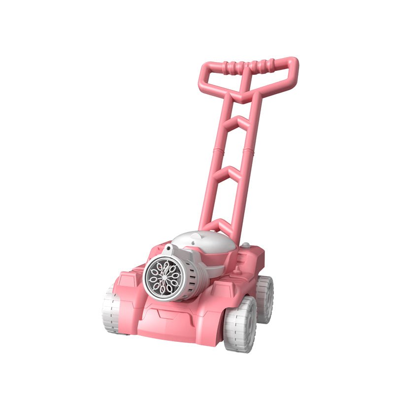 Bubble Mower™ - Zauberhafter Seifenblasenspaß - Spielzeug-Rasenmäher Rosa | Pädagogisches Holzspielzeug von Mein Kleines Baby