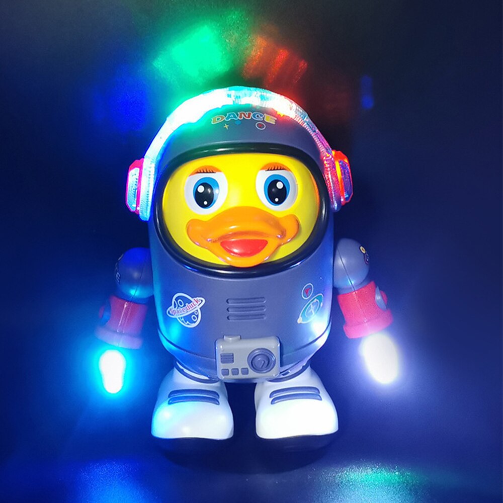 Dancing Space Duck™ - Tanzende Weltraum Ente  - Enten-Spielzeug | Pädagogisches Holzspielzeug von Mein Kleines Baby