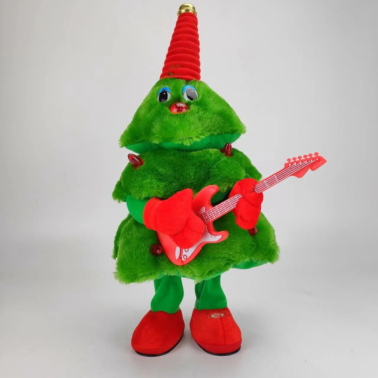 Dancing Xmas Tree™ - Festliche Dekoration - Tanzender Weihnachtsbaum Weihnachtsbaum - Gitarre | Pädagogisches Holzspielzeug von Mein Kleines Baby