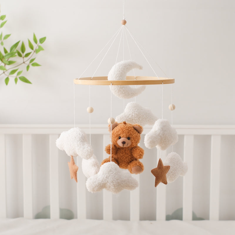 DreamBear– Beruhigend&Sanft– Babymobil für Laufstall und Wiege Braun | Pädagogisches Holzspielzeug DreamBear– Beruhigend&Sanft– Babymobil für Laufstall und Wiege Braun | Pädagogisches Holzspielzeug von Mein Kleines Baby