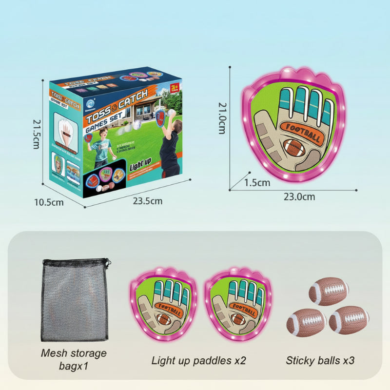FlexiCatch– Weich&verspielt– Sticky Sportbälle Rugby / Rosa / 3 | Pädagogisches Holzspielzeug FlexiCatch– Weich&verspielt– Sticky Sportbälle Rugby / Rosa / 3 | Pädagogisches Holzspielzeug von Mein Kleines Baby