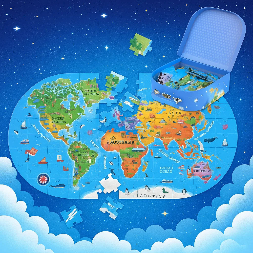 GeoMap– Lehrreich&unterhaltsam– Weltkarte-Bodenpuzzle | Pädagogisches Holzspielzeug GeoMap– Lehrreich&unterhaltsam– Weltkarte-Bodenpuzzle | Pädagogisches Holzspielzeug von Mein Kleines Baby