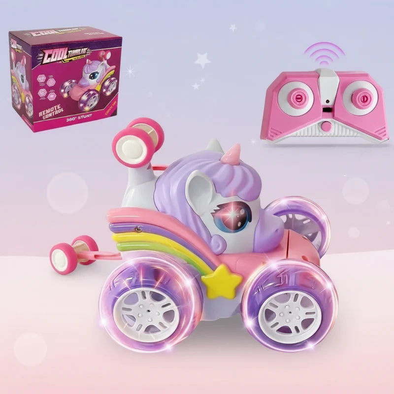 GlowRide – Farbenfroh & aktiv – Einhorn-RC-Auto Lila Einhorn | Pädagogisches Holzspielzeug GlowRide – Farbenfroh & aktiv – Einhorn-RC-Auto Lila Einhorn | Pädagogisches Holzspielzeug von Mein Kleines Baby
