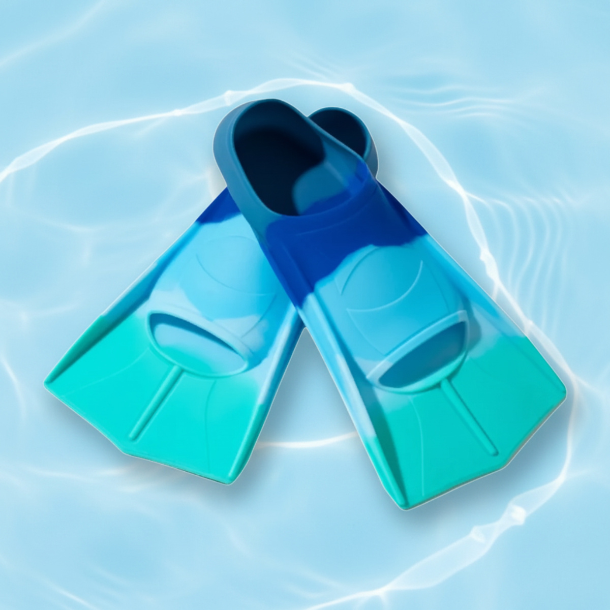 HydroFins – Wasserspaß & Tauchen – Rutschfeste Schwimmflossen Grün Blau / M | Pädagogisches Holzspielzeug HydroFins – Wasserspaß & Tauchen – Rutschfeste Schwimmflossen Grün Blau / M | Pädagogisches Holzspielzeug von Mein Kleines Baby