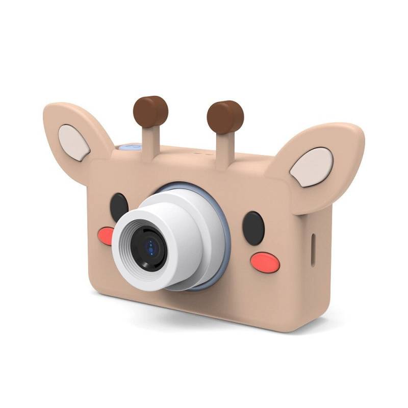 Kids Camera™ | Kreativ mit Bildern - Tierkamera Reh - blaue Kamera | Pädagogisches Holzspielzeug von Mein Kleines Baby