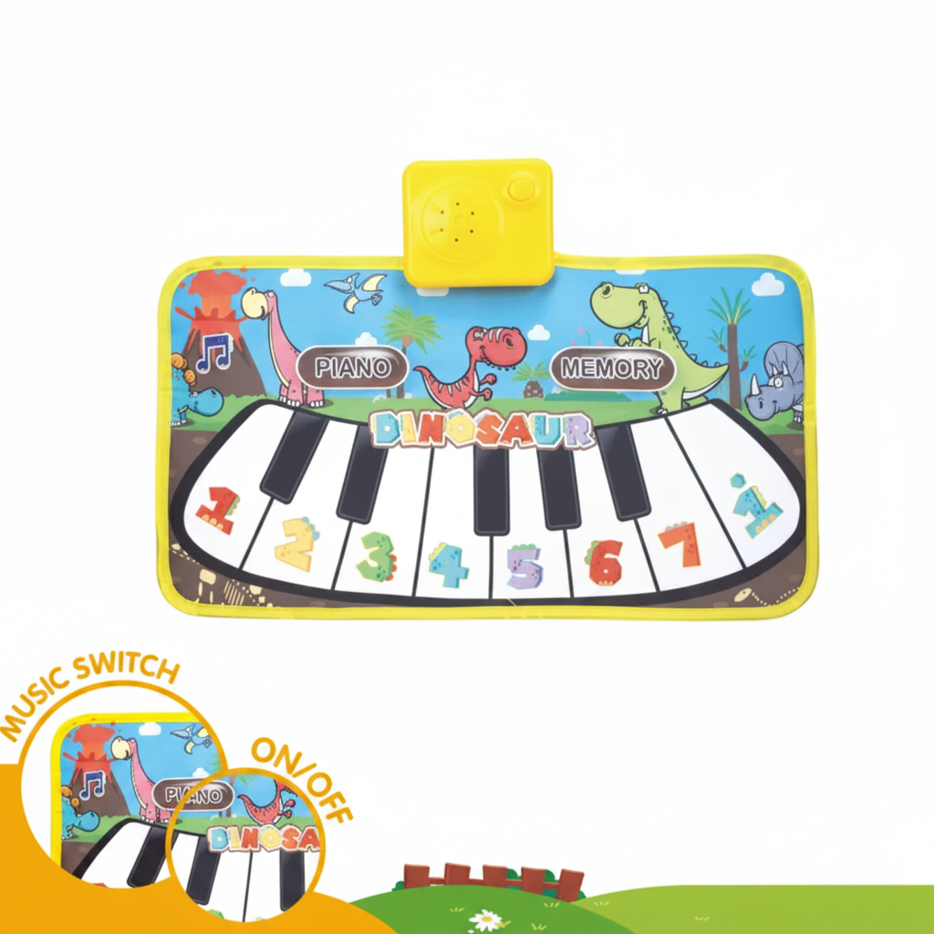 LittleComposer – Lern- und Musikspielzeug – Baby-Klavier-Spielmatte Gelb | Pädagogisches Holzspielzeug LittleComposer – Lern- und Musikspielzeug – Baby-Klavier-Spielmatte Gelb | Pädagogisches Holzspielzeug von Mein Kleines Baby
