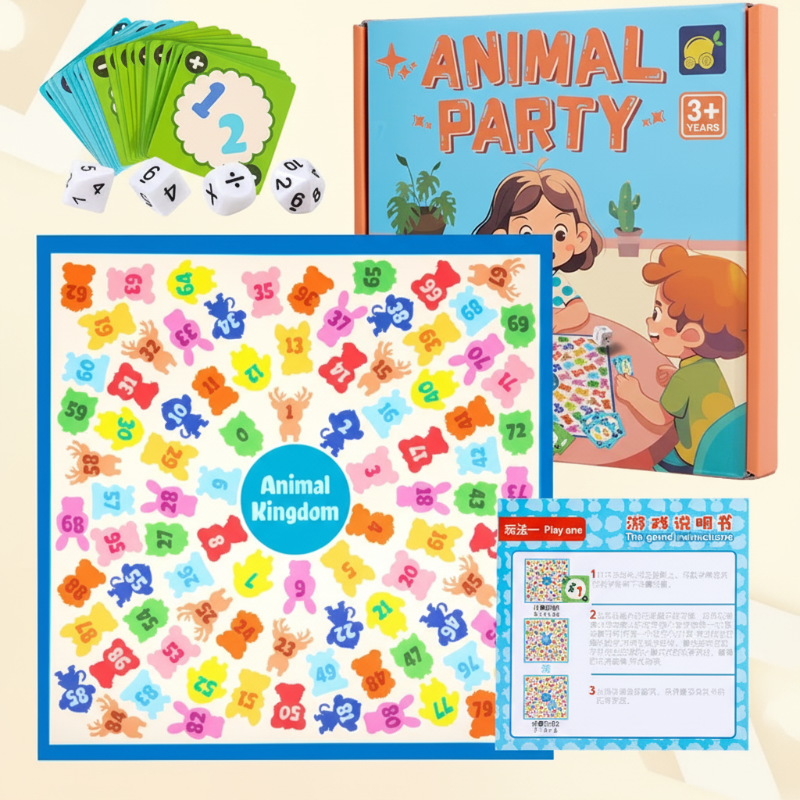 LogicLand– Interaktiv&Pädagogisch – Rechen- und Formenspiel Tierparty | Pädagogisches Holzspielzeug LogicLand– Interaktiv&Pädagogisch – Rechen- und Formenspiel Tierparty | Pädagogisches Holzspielzeug von Mein Kleines Baby