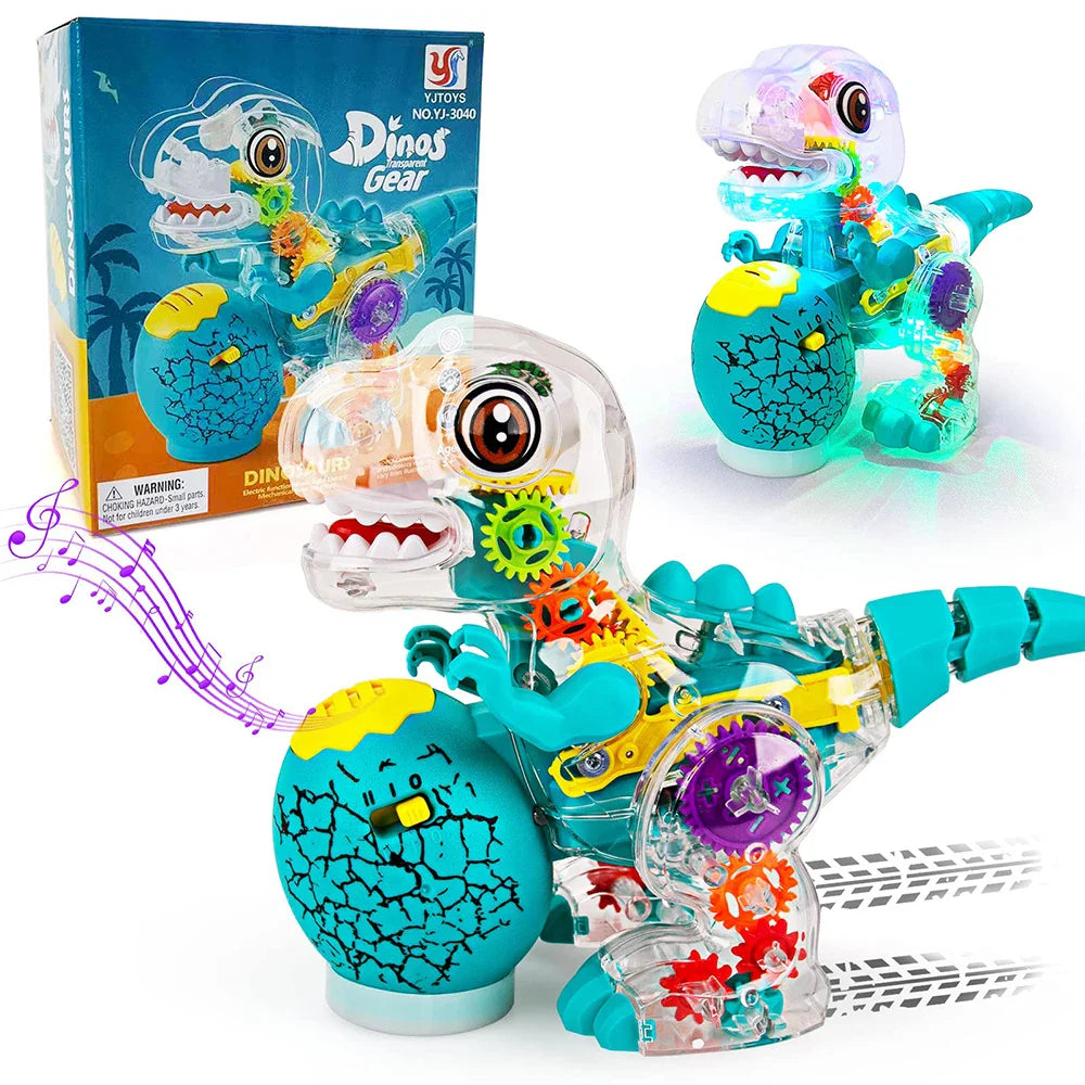 Luminous Dino Toy™  - Leuchtende Dino-Abenteuer - Spielzeug-Dino | Pädagogisches Holzspielzeug von Mein Kleines Baby