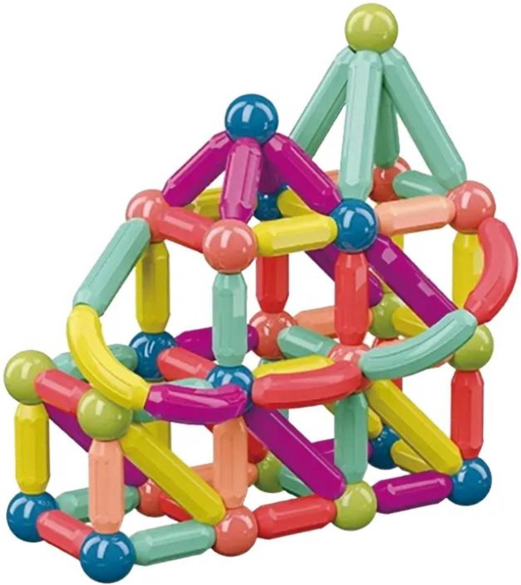 Magnet Toys™ - Kreativität entwickeln - Magnetische Stäbe 108 Stück - 69.95 € + GRATIS 36 Stück - fast ausverkauft | Pädagogisches Holzspielzeug von Mein Kleines Baby