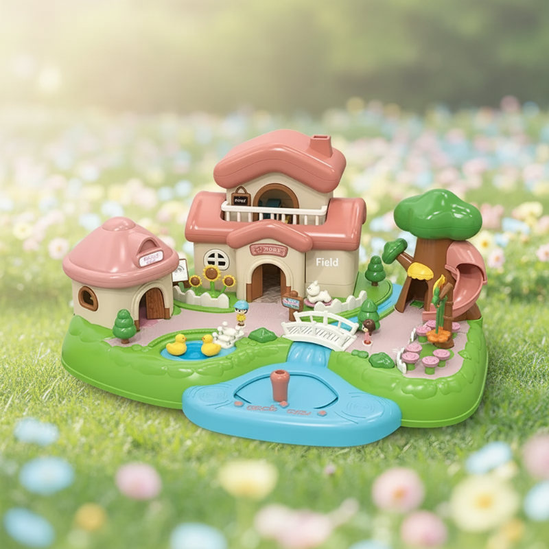 Magnetic Princess Castle – Kreativ & Magisch – Magnetisches Puppenhaus-Spielset Dorf – Rosa | Pädagogisches Holzspielzeug Magnetic Princess Castle – Kreativ & Magisch – Magnetisches Puppenhaus-Spielset Dorf – Rosa | Pädagogisches Holzspielzeug von Mein Kleines Baby