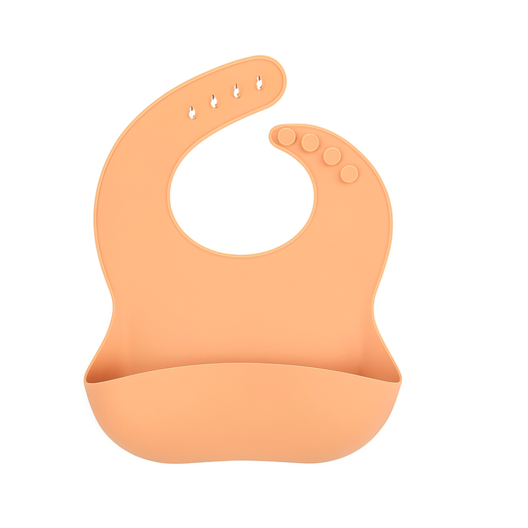 Mess Catcher– Keine Manipulationen – Silikon-Lätzchen Aprikose | Pädagogisches Holzspielzeug Mess Catcher– Keine Manipulationen – Silikon-Lätzchen Aprikose | Pädagogisches Holzspielzeug von Mein Kleines Baby