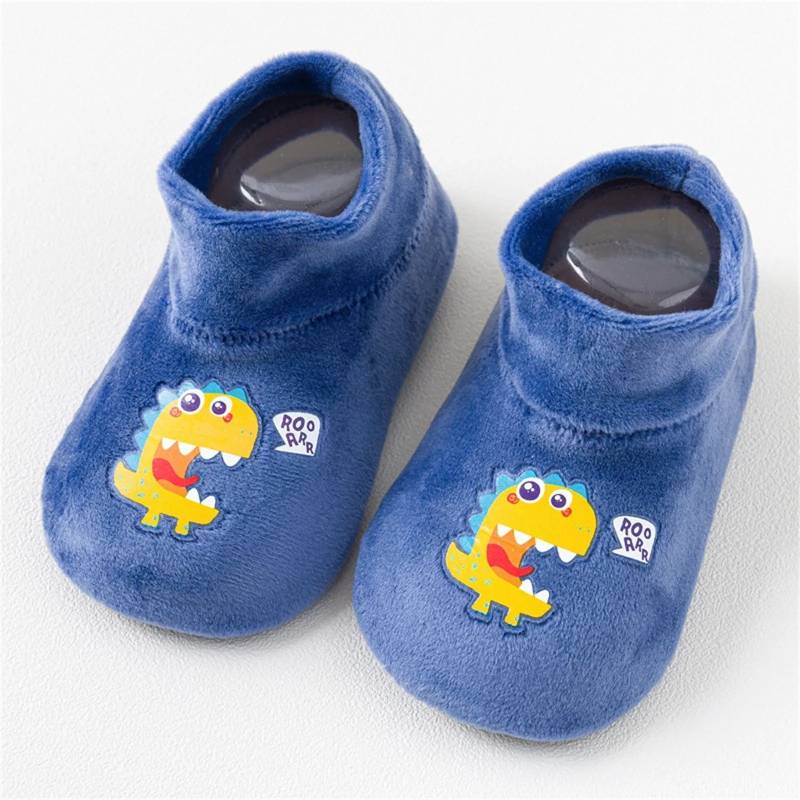 Mini Fashion™ - Anti-Rutsch Design - Kinder Socken Schuhe Blau / M (18-24 Monate) | Pädagogisches Holzspielzeug von Mein Kleines Baby