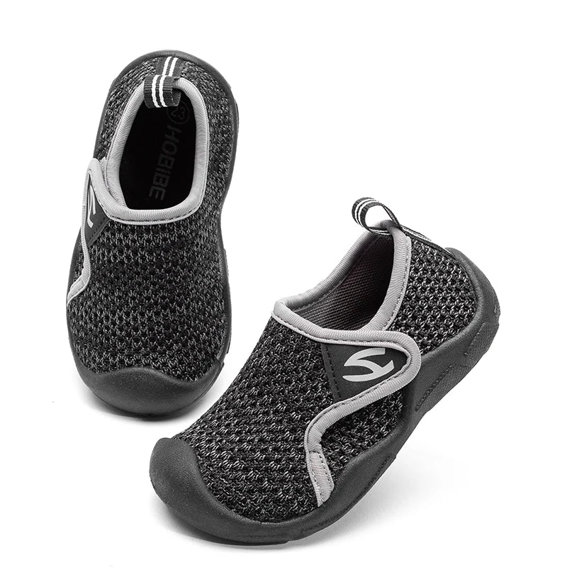 Mini Fashion™ - Atmungsaktiv&Flexibel - Kinderschuhe Grau / 20 (6-9 Monate) | Pädagogisches Holzspielzeug von Mein Kleines Baby