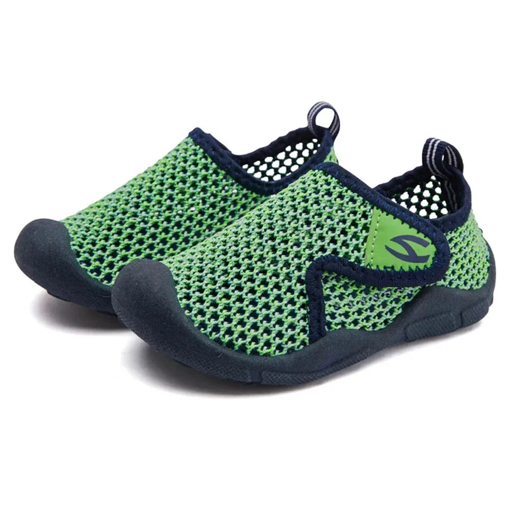 Mini Fashion™ - Atmungsaktiv&Flexibel - Kinderschuhe Grün / 20 (6-9 Monate) | Pädagogisches Holzspielzeug von Mein Kleines Baby