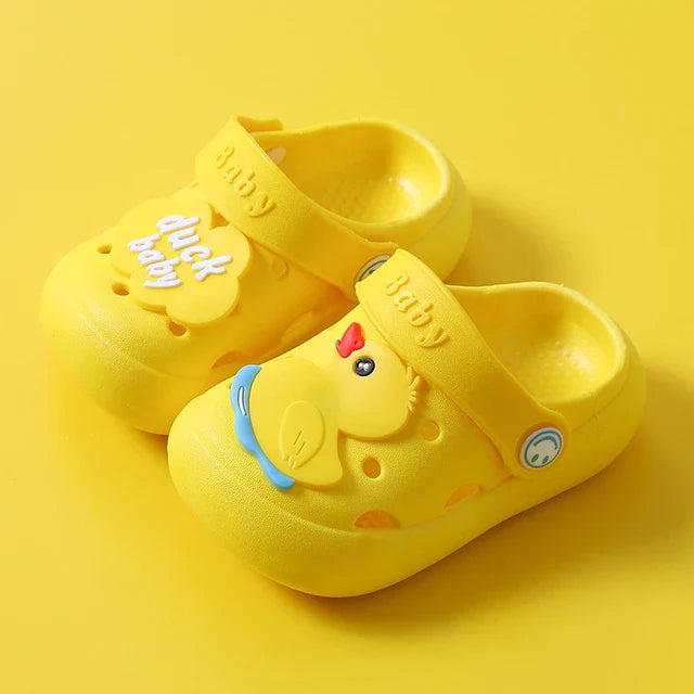 Mini Fashion™ - Atmungsaktives Design - Kinder Slipper Gelb / 17 (12-18 Monate) | Pädagogisches Holzspielzeug von Mein Kleines Baby