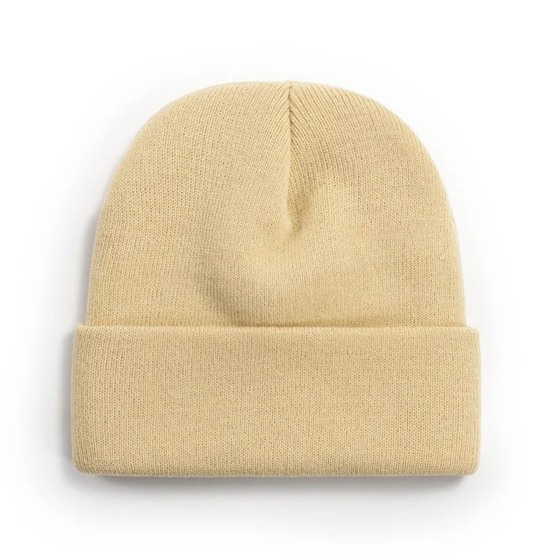 Mini Fashion™ - Eigener Schriftart - Personalisierte Beanie-Mütze Beige / 2 / M (1.5-5 Jahr) | Pädagogisches Holzspielzeug von Mein Kleines Baby