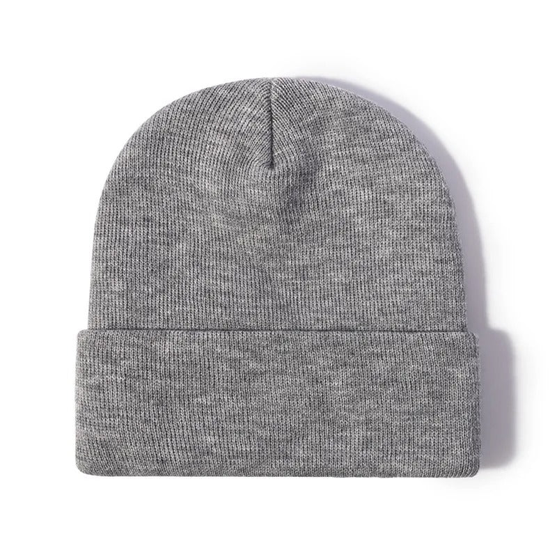 Mini Fashion™ - Eigener Schriftart - Personalisierte Beanie-Mütze Grau / 1 / M (1.5-5 Jahr) | Pädagogisches Holzspielzeug von Mein Kleines Baby