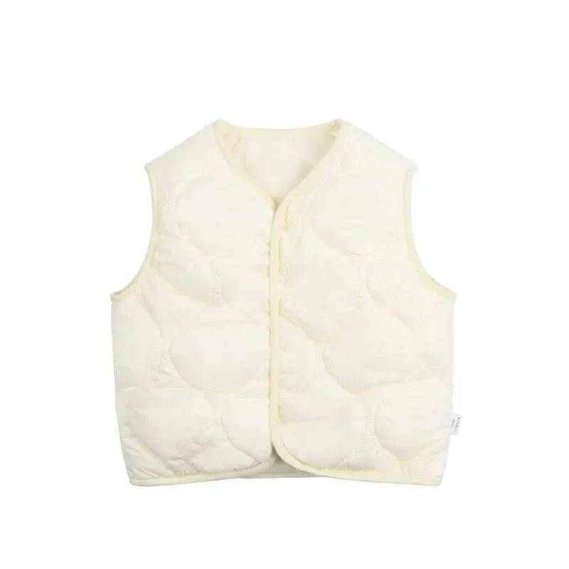 Mini Fashion™ - Für Jungen&Mädchen - Bodywarmer Beige / 98 (3 Jahr) | Pädagogisches Holzspielzeug von Mein Kleines Baby