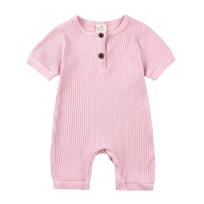 Mini Fashion™ - Luftig&Atmungsaktiv - Baby Strampler Rosa / 80 (6-12 Monate) | Pädagogisches Holzspielzeug von Mein Kleines Baby