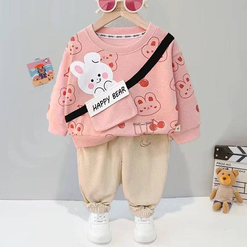 Mini Fashion™ - Niedlich&bequem - Winterkleidungsset Mädchen Rosa / 100(3 Jahre) | Pädagogisches Holzspielzeug von Mein Kleines Baby