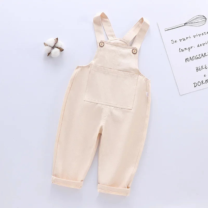 Mini Fashion™ - Perfekt für Kinder - Latzhose Rosa Weiß / 90 | Pädagogisches Holzspielzeug von Mein Kleines Baby