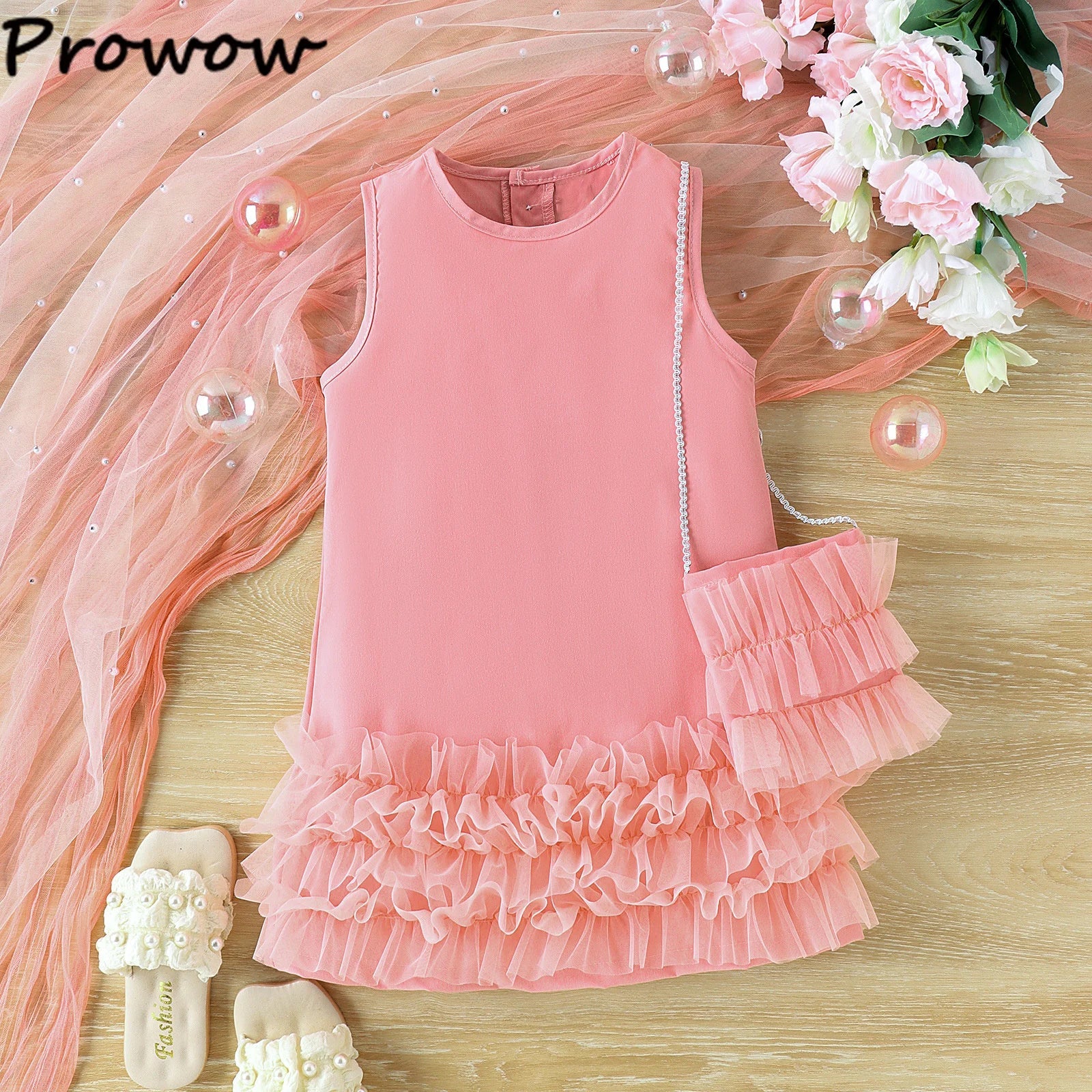 Mini Fashion™ - Schickes Design - Kleid Rosa / 6 | Pädagogisches Holzspielzeug von Mein Kleines Baby