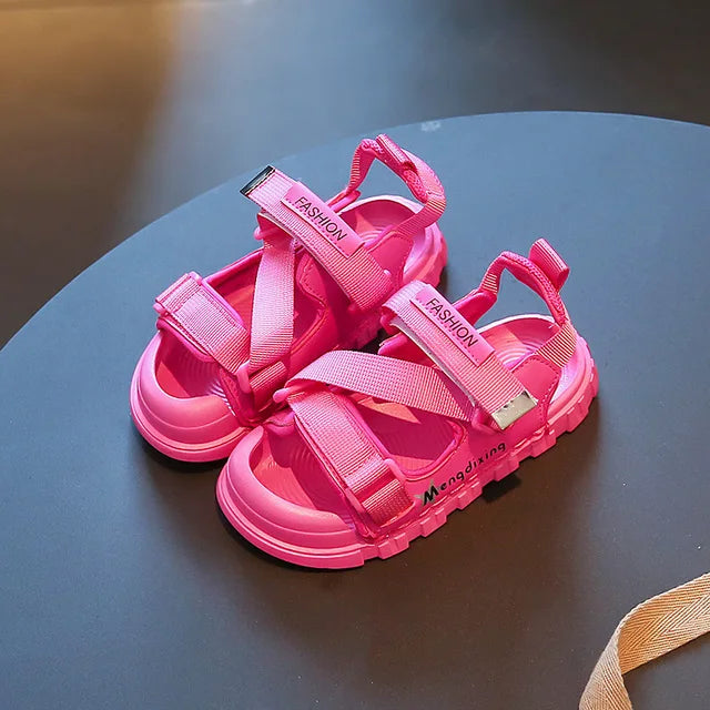 Mini Fashion™ - Trendiges Design - Kindersandalen Rosa / 28 (4.5-5 Jahre) | Pädagogisches Holzspielzeug von Mein Kleines Baby