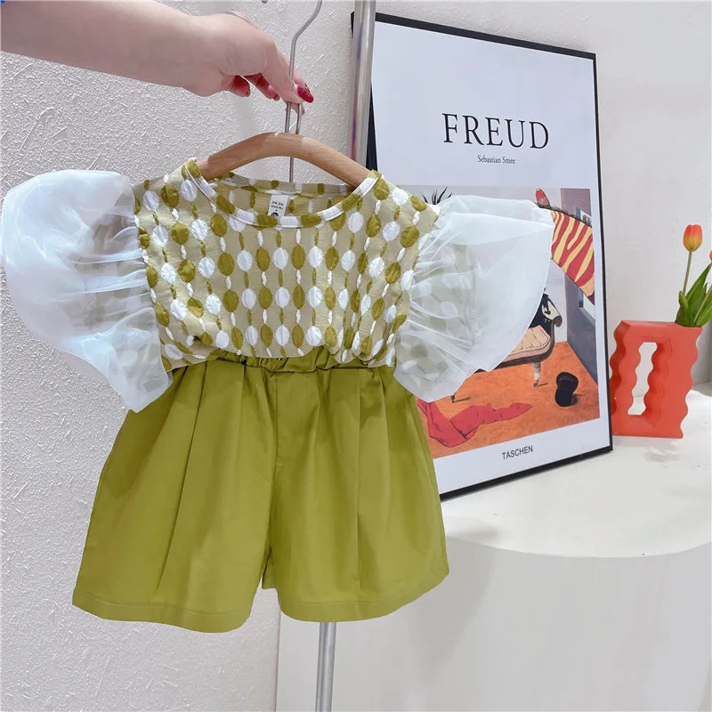 Mini Fashion™ - Trendy&Stylish - Sommerset Grün Weiß / 104 (4 Jahr) | Pädagogisches Holzspielzeug von Mein Kleines Baby