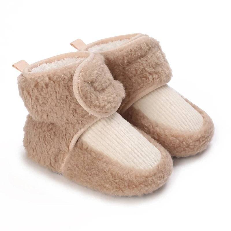 Mini Fashion™ - Warm&Bequem- Tierschuhe Braun / 16 (0-6 Monate) | Pädagogisches Holzspielzeug von Mein Kleines Baby