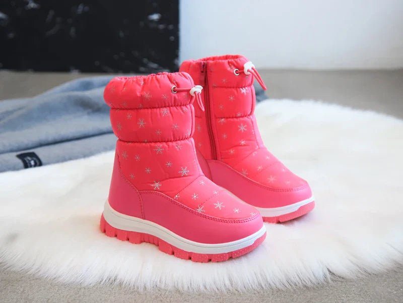 Mini Fashion™ - Warm und wasserdicht - Schneestiefel für Mädchen Rosa / 28 (4-5 Jahre) | Pädagogisches Holzspielzeug von Mein Kleines Baby